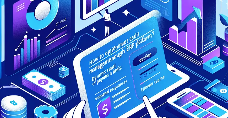  如何通过ERP平台优化客户信用管理？账期与额度的动态控制  